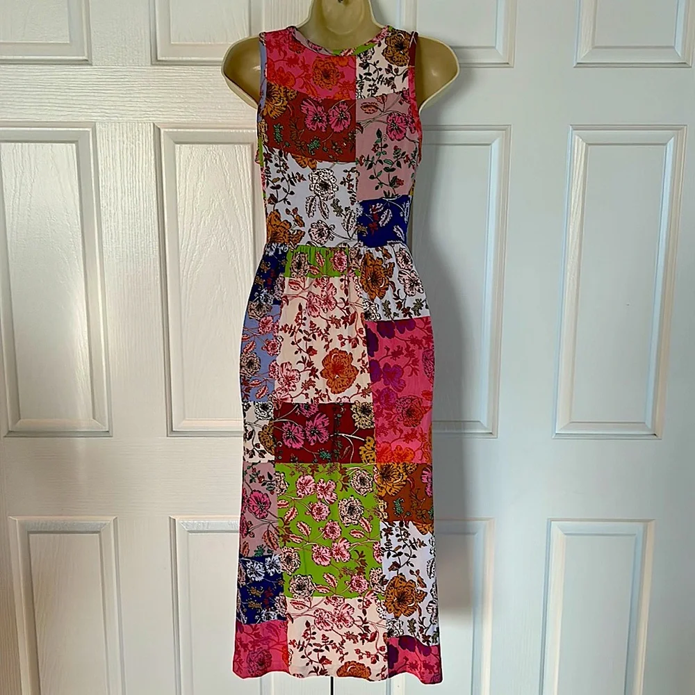 Johnny Was Multicolor Cute Boho Floral Sleeveless Dress **Size XS** 🌸🌺 - Picture 2 of 7